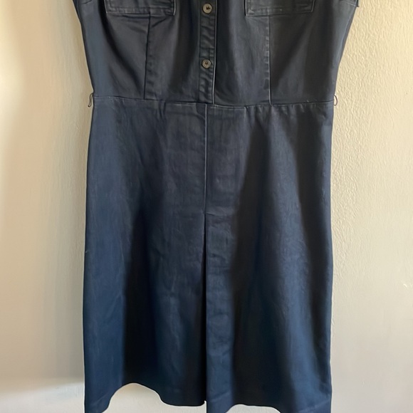 HALOGEN denim dress - Picture 3 of 7